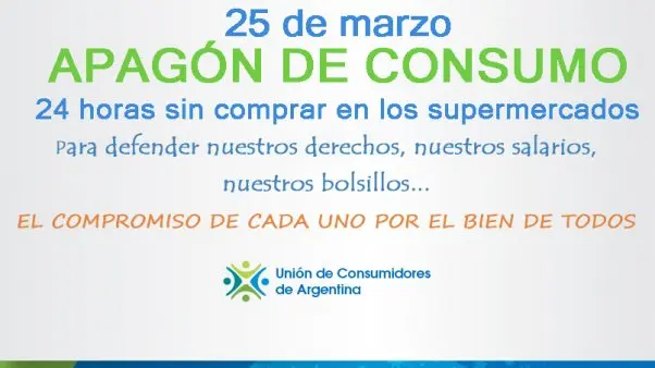 Inflación: Convocan a un "apagón de consumo" en supermercados