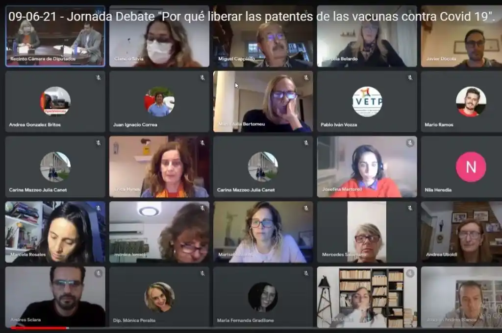 Especialistas debatieron en Diputados sobre la liberación de patentes de las vacunas