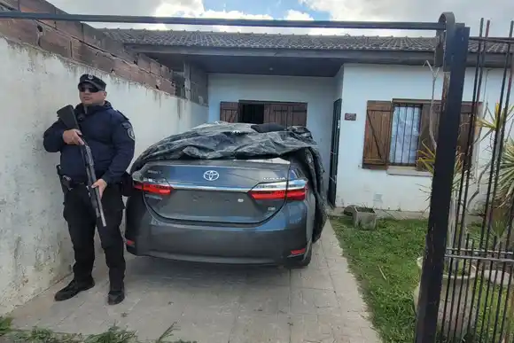 Recuperaron en Virgen de Luján un auto robado violentamente en Parque Luro