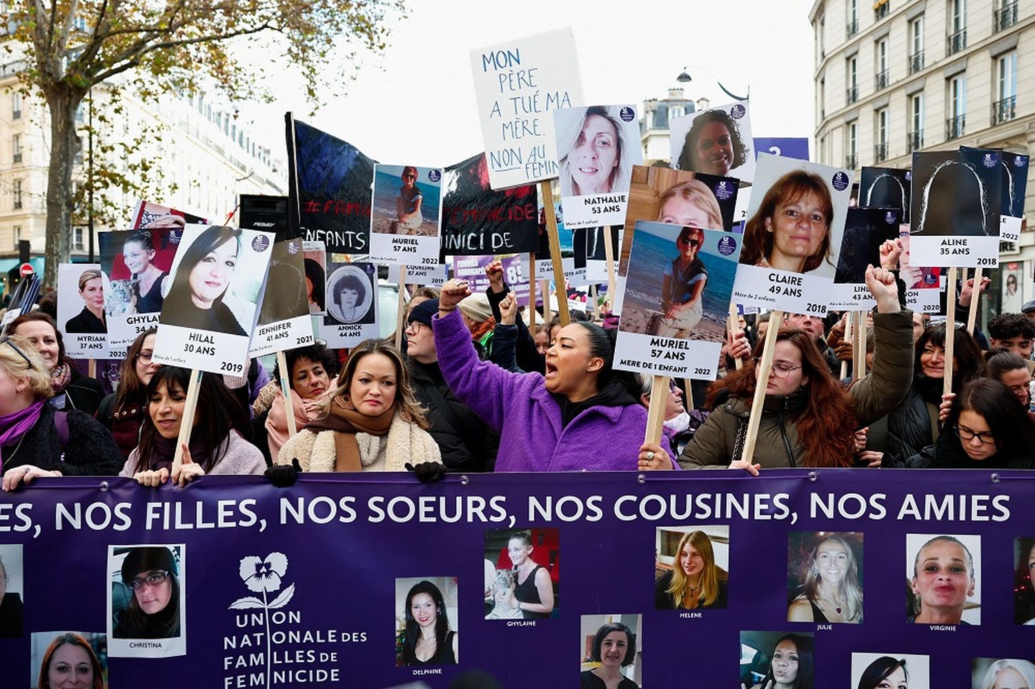 París fue escenario de una de las manifestaciones.