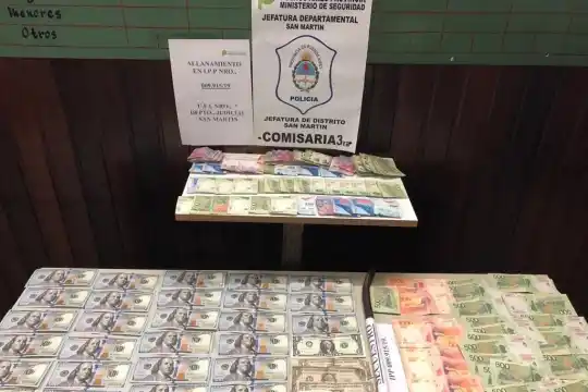 Recuperan millonario botín y detienen a dos delincuentes en el conurbano