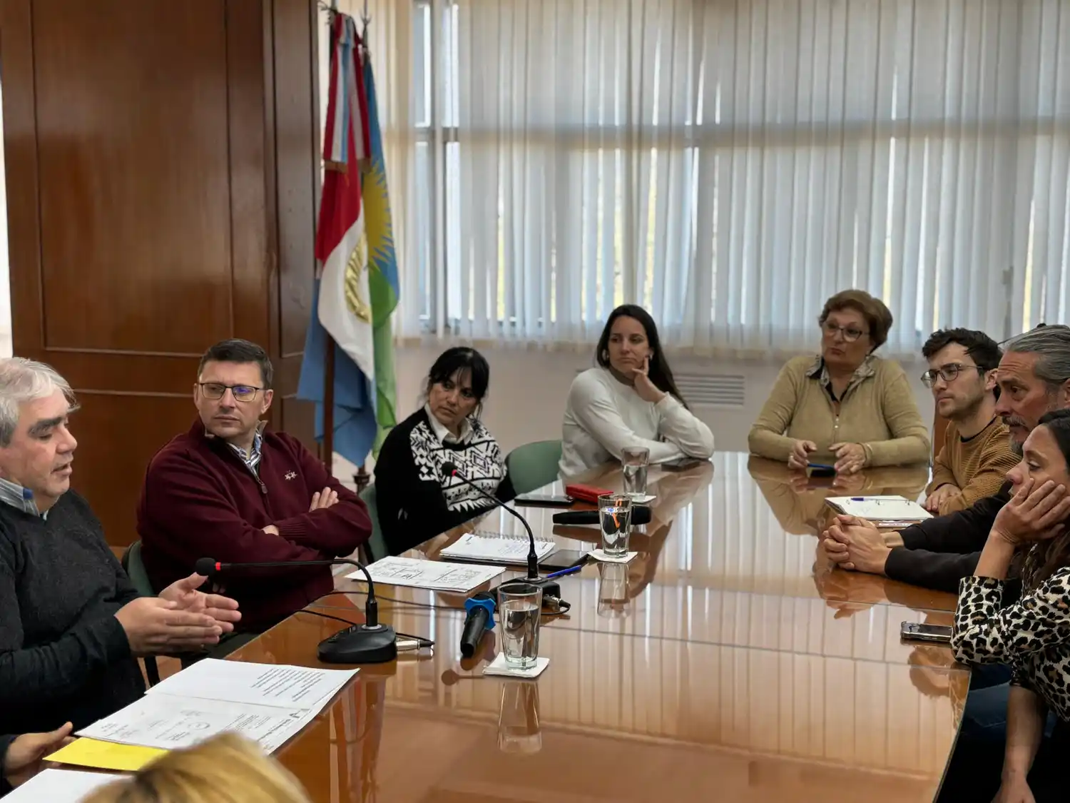 Los concejales recibieron a autoridades del Club Estudiantes - 2