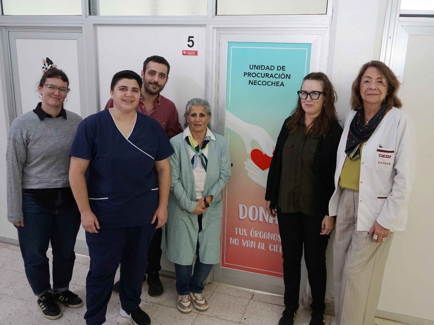 Jornada de capacitación en el hospital junto a representantes del INCUCAI