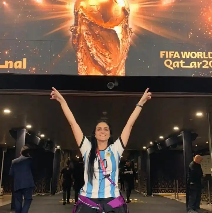 A un año: Paola Massaferro, la gualeguaychuense que fue a Qatar recordó la emotiva situación que vivió con Sofía Martínez