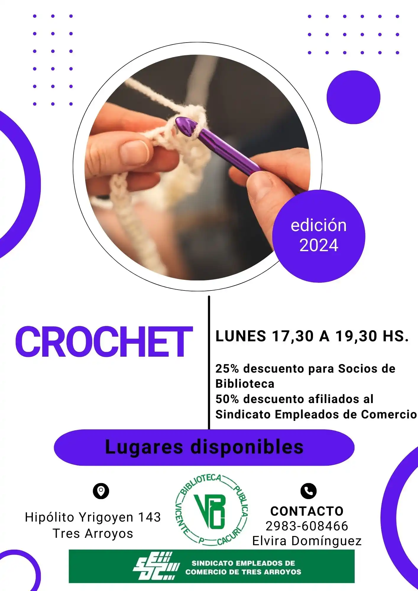 Clases de crochet en la Cacuri