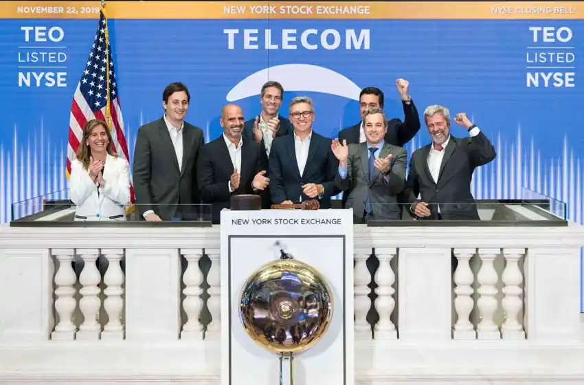 Telecom Argentina celebra el 25 aniversario de su cotización en la Bolsa de Nueva York
