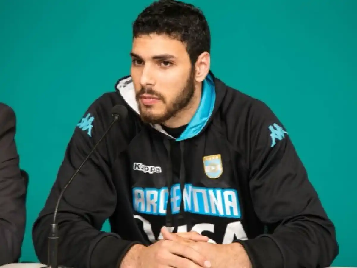 Acuña en celeste y blanco