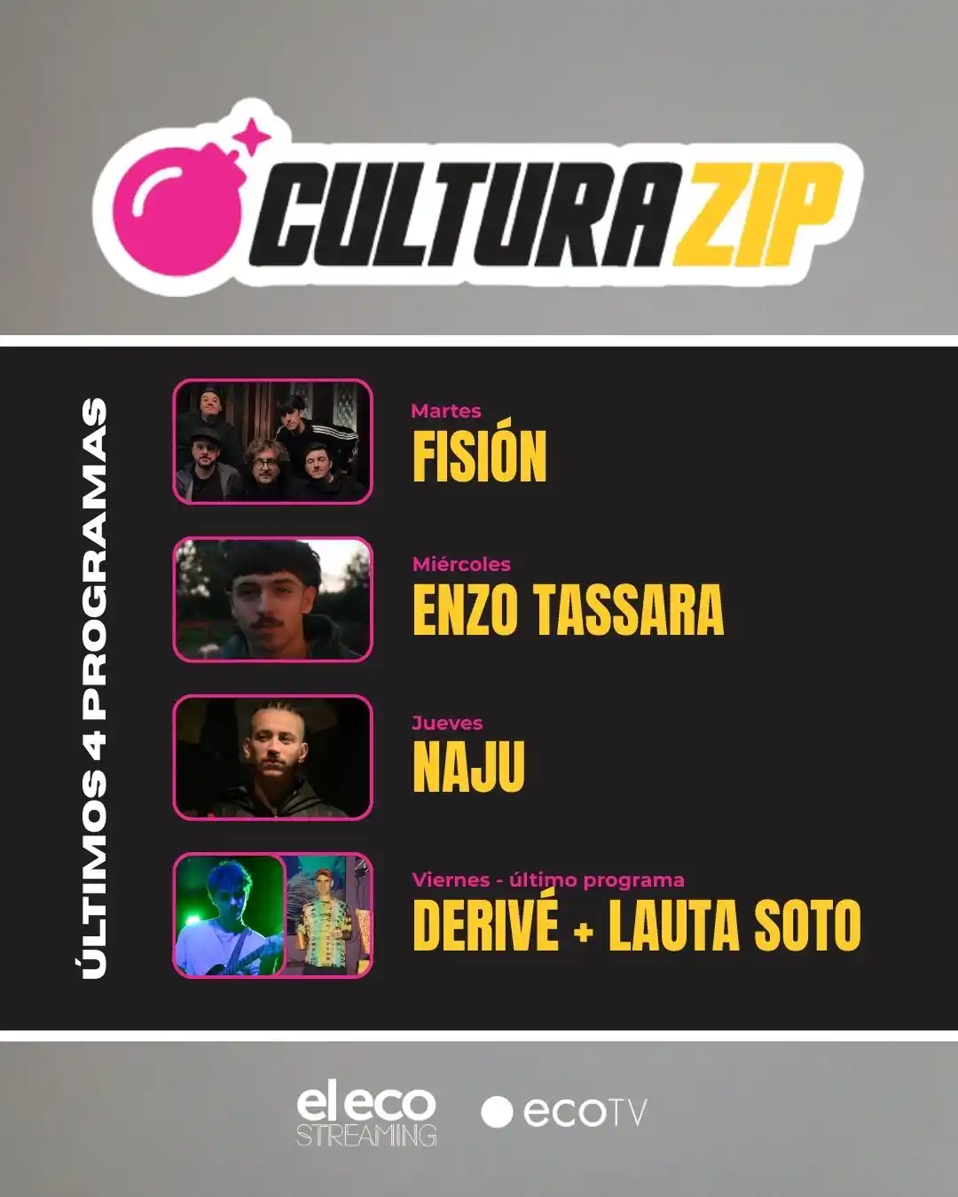 Cultura Zip ultima semana