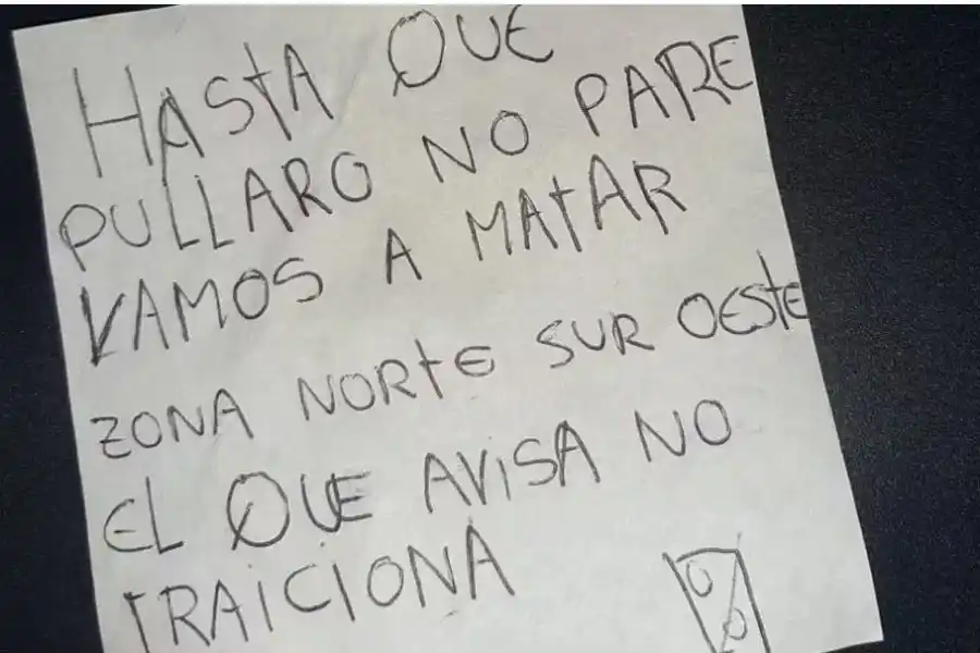 Nuevas amenazas en Rosario: "Hasta que Pullaro no pare, vamos a matar",