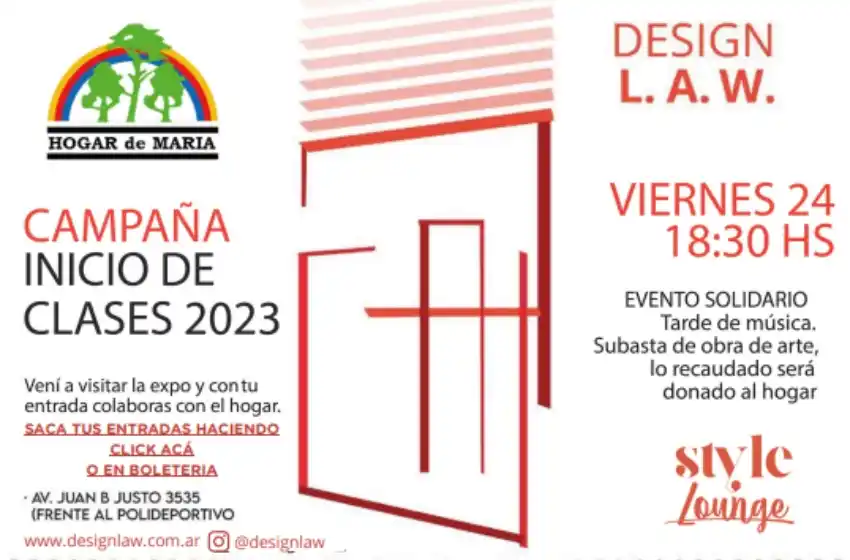 La exposición "Design LAW" a beneficio del Hogar de María