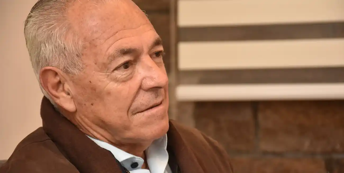 El referente radical habló en sintonía con lo resuelto institucionalmente por su partido, y adelantó que no votará a ninguno de los dos. Crédito: Flavio Raina.