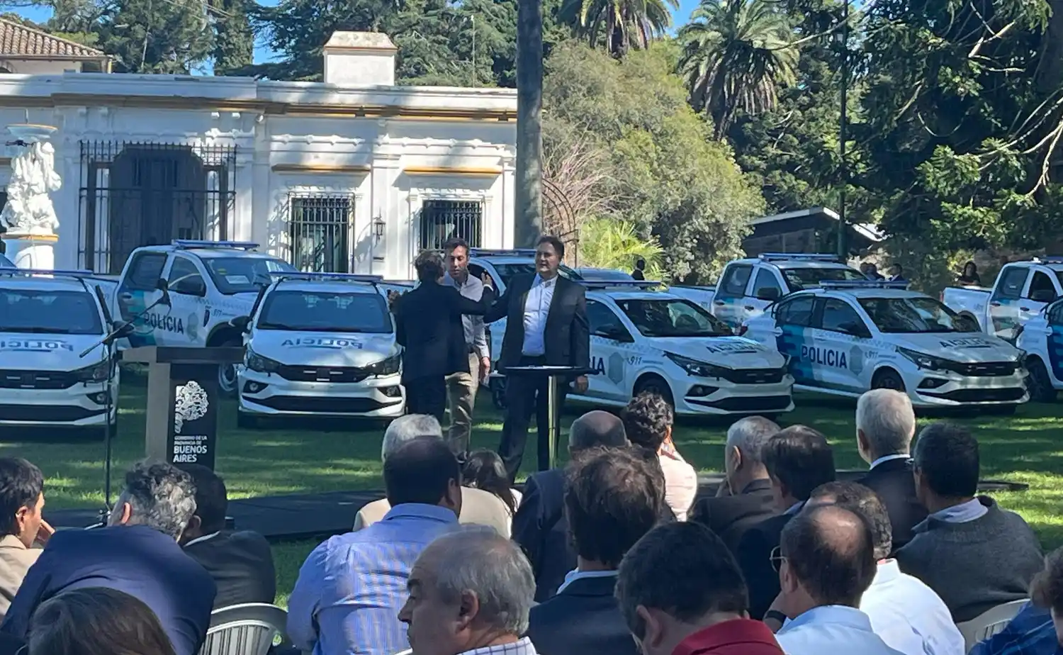 Rojas firmó un convenio con Axel Kicillof y recibirá fondos para Seguridad y patrulleros