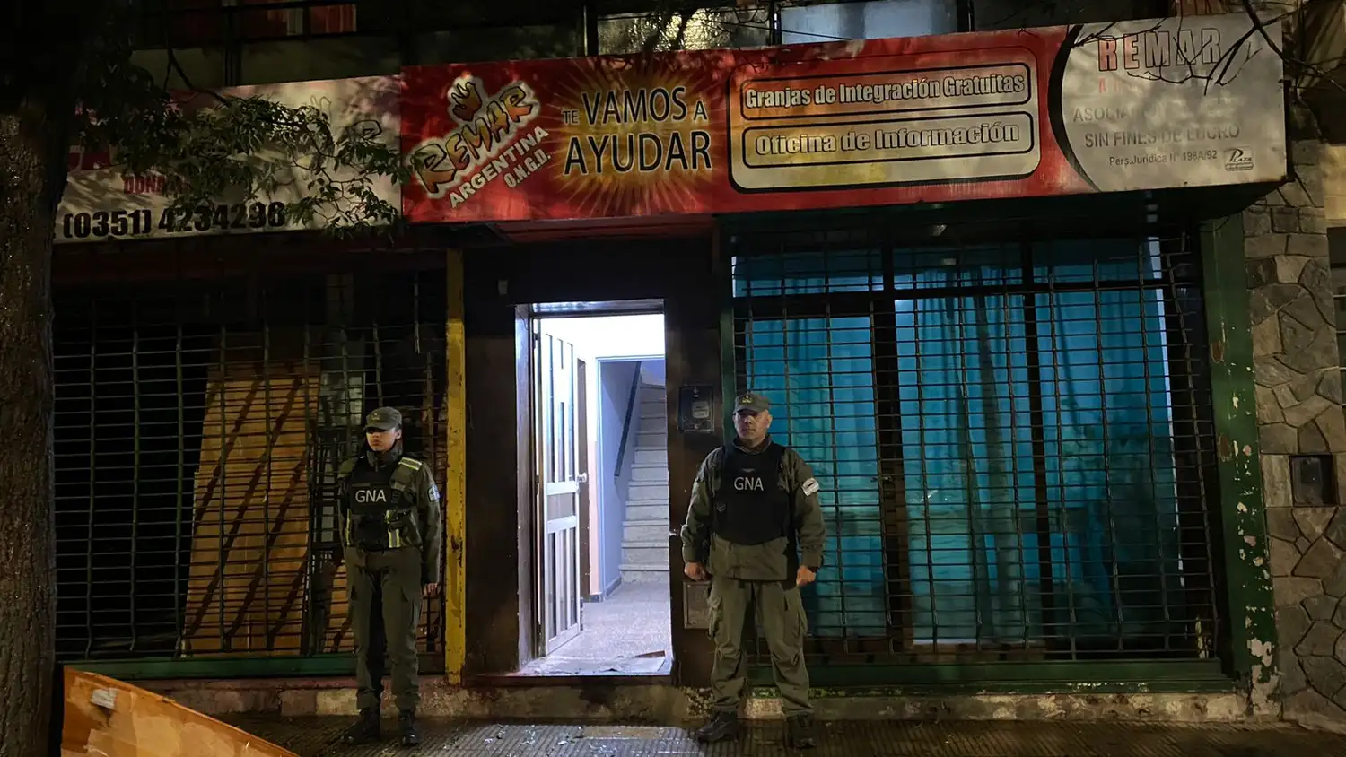Uno de los allanamientos se realizó en la ciudad de Córdoba