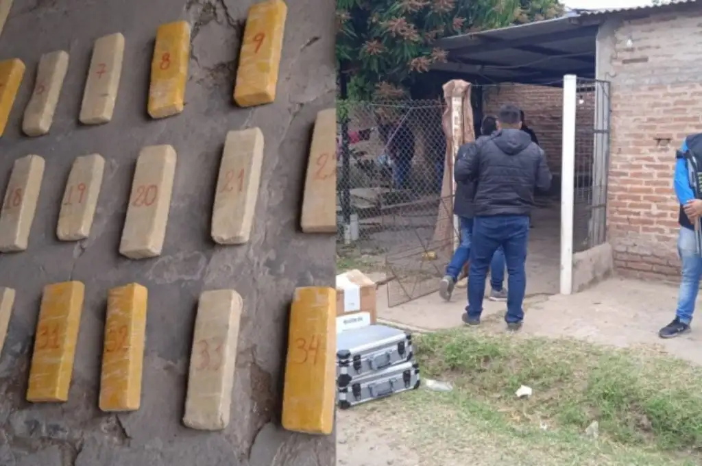 Detuvieron a un gendarme con 73 kilos de marihuana en Chaco