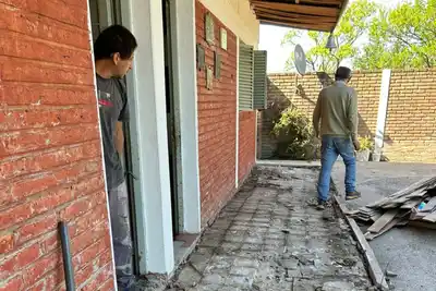 Comienzan las obras de reconstrucción en la Escuela Nº 94 Jaime Escales de Don Cristóbal