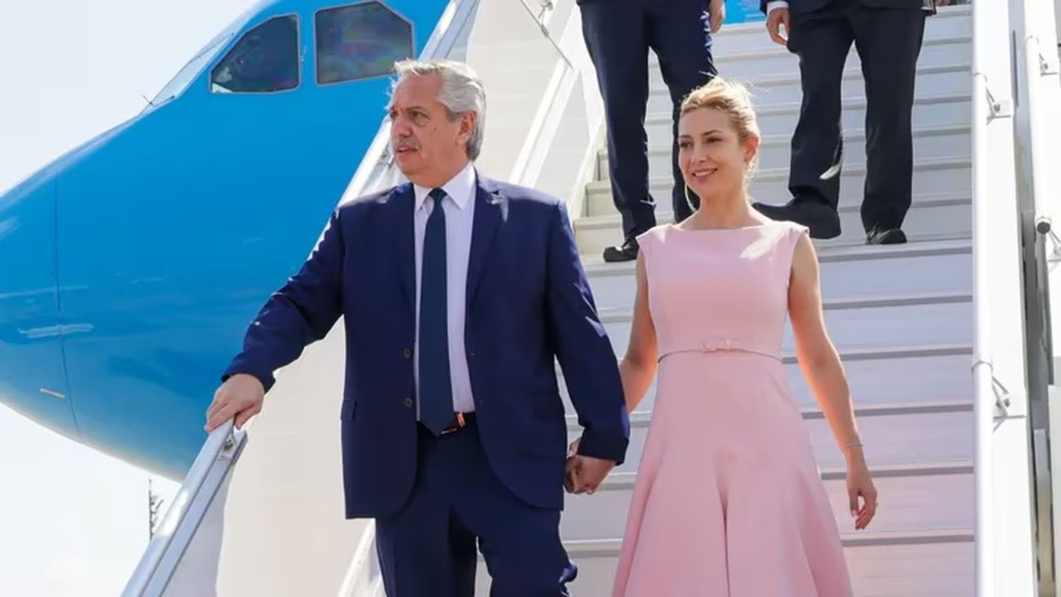 Alberto Fernández y Fabiola Yáñez, cuando eran pareja.