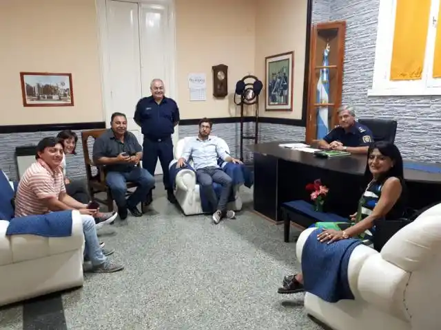 Policía y concejales del Frente Creer mantuvieron una reunión
