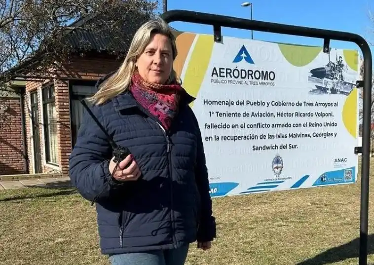 La piloto Marina Lara es la nueva jefa del Aeródromo de Tres Arroyos, “Conozco el lugar y quiero al predio, por eso estoy acá”