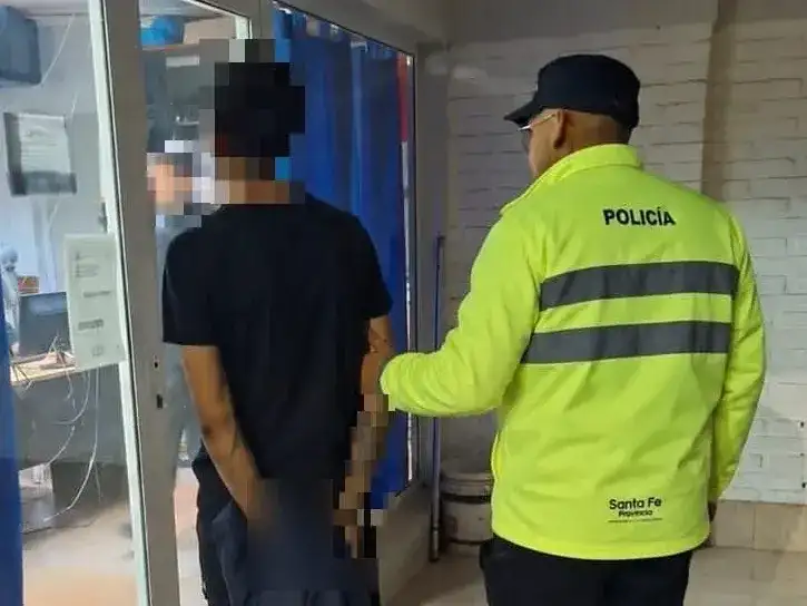 joven aprehendido por robo de cables - 2