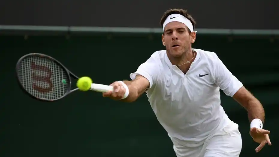 Del Potro tuvo una rápida despedida en Wimbledon