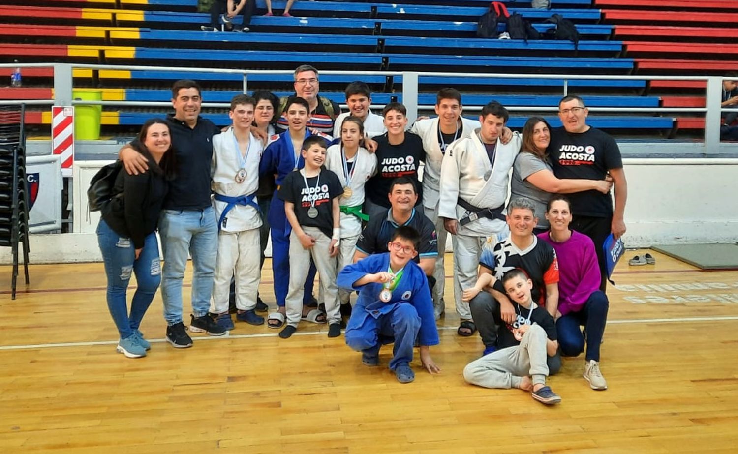 Los representantes Centro Integral de Judo Alfredo Acosta.