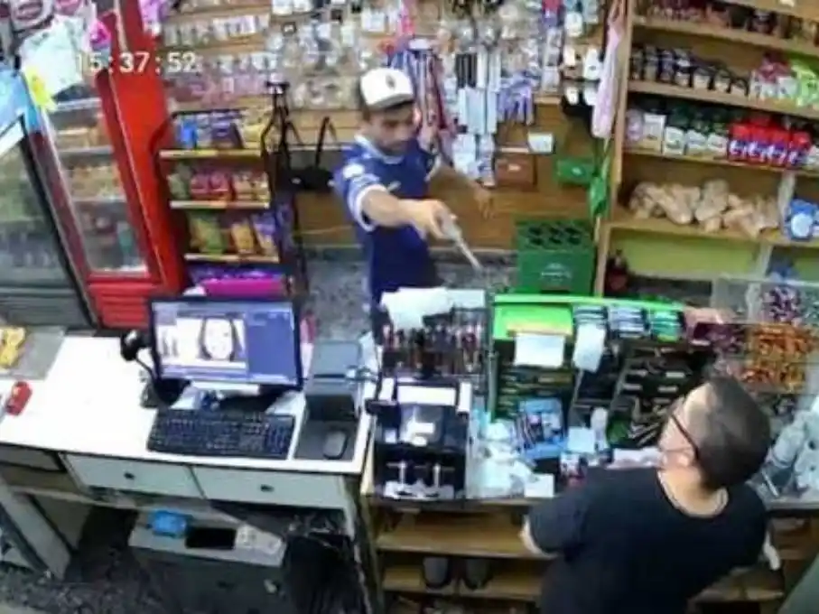 Así fue el momento en el que mataron al kiosquero en Mar del Plata.