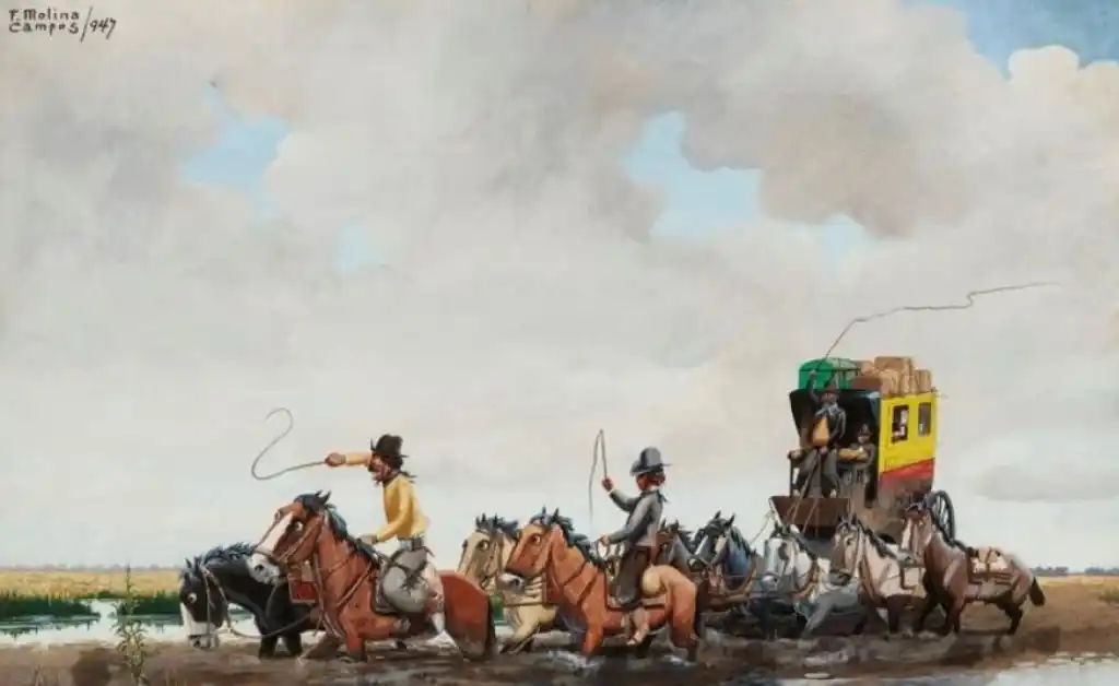 Subastan online una obra de Molina Campos en Christie’s