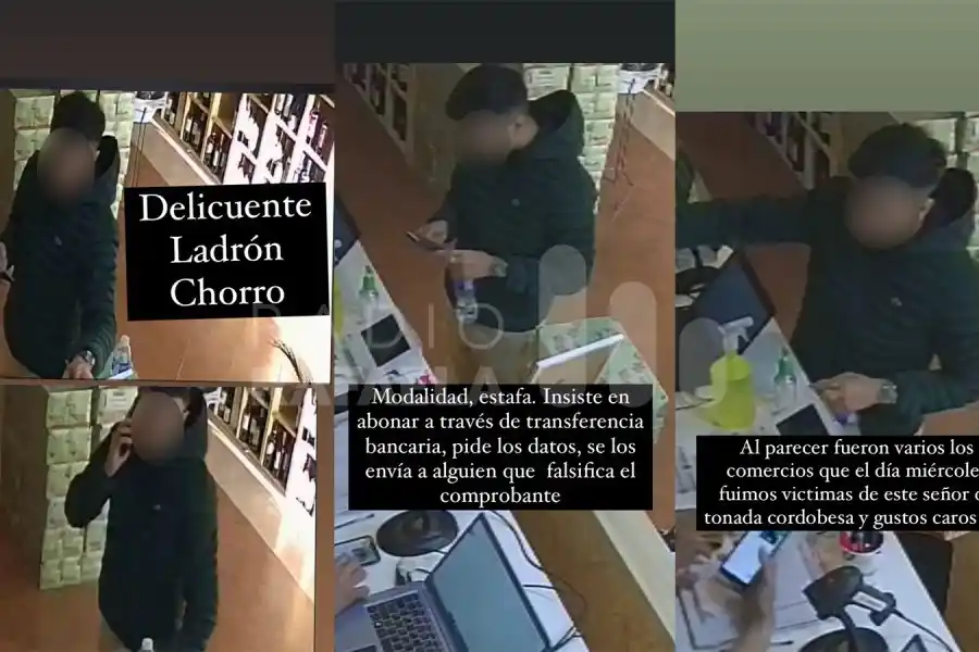 “Delincuente, ladrón, chorro”: estafaron a una tienda de bebidas en el centro de la ciudad con una curiosa modalidad