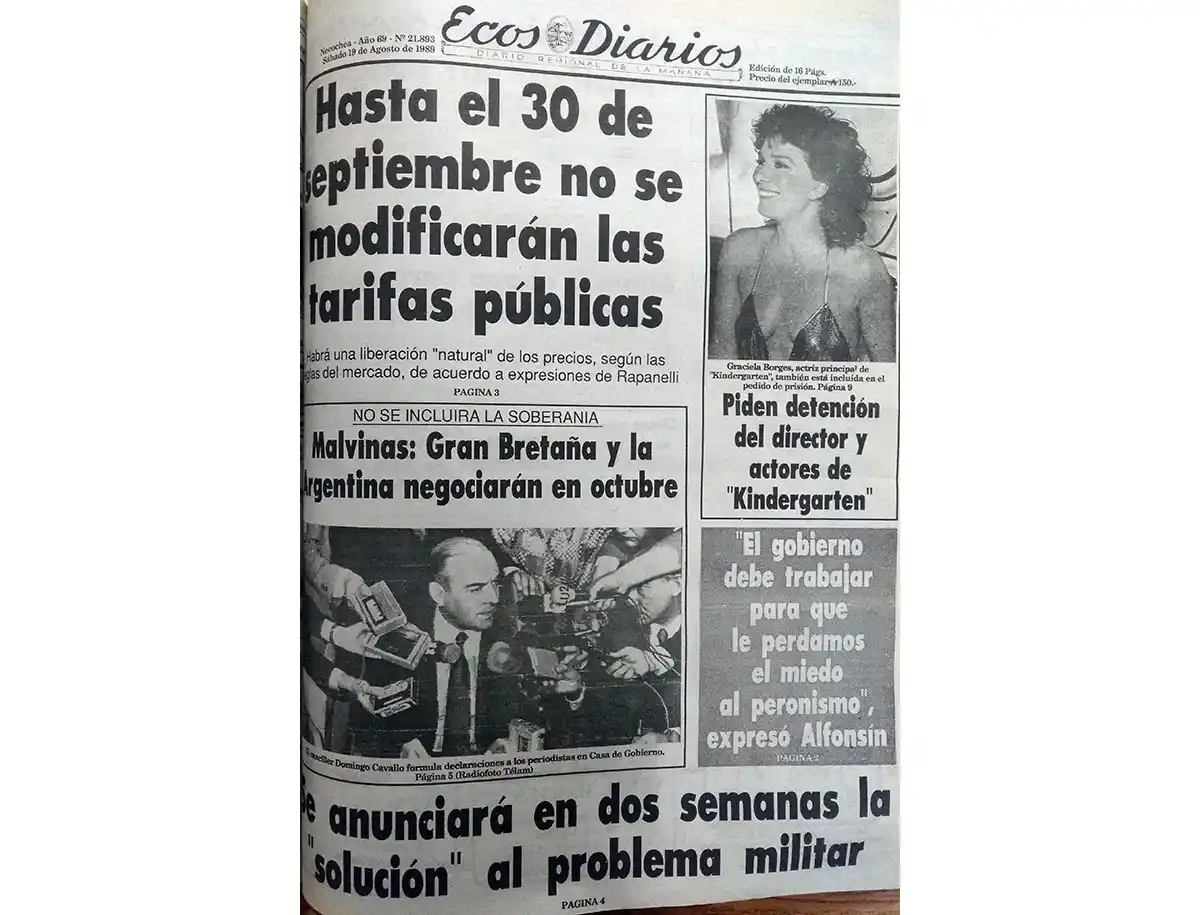 Sábado 19 de agosto de 1989