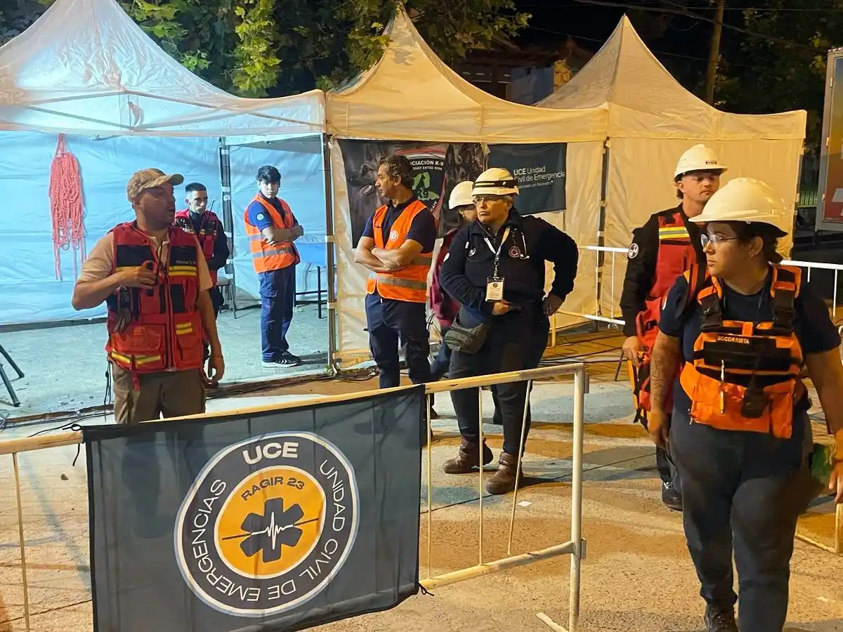 Integrantes locales de la brigada k9 prestaron servicios en la localidad de Lima.