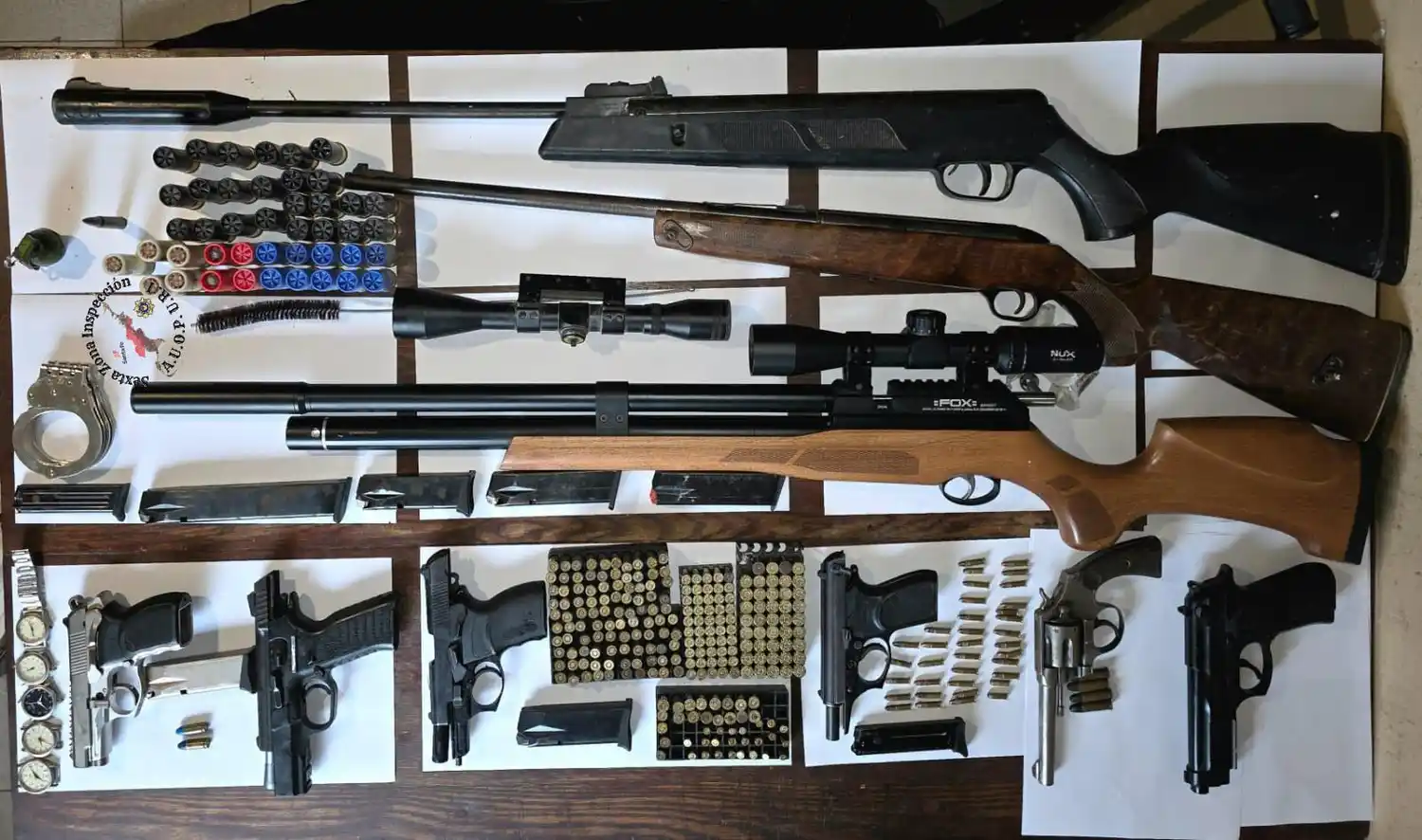 Dos detenidos y armas secuestradas en Santa Fe durante un operativo por amenazas y ataques incendiarios