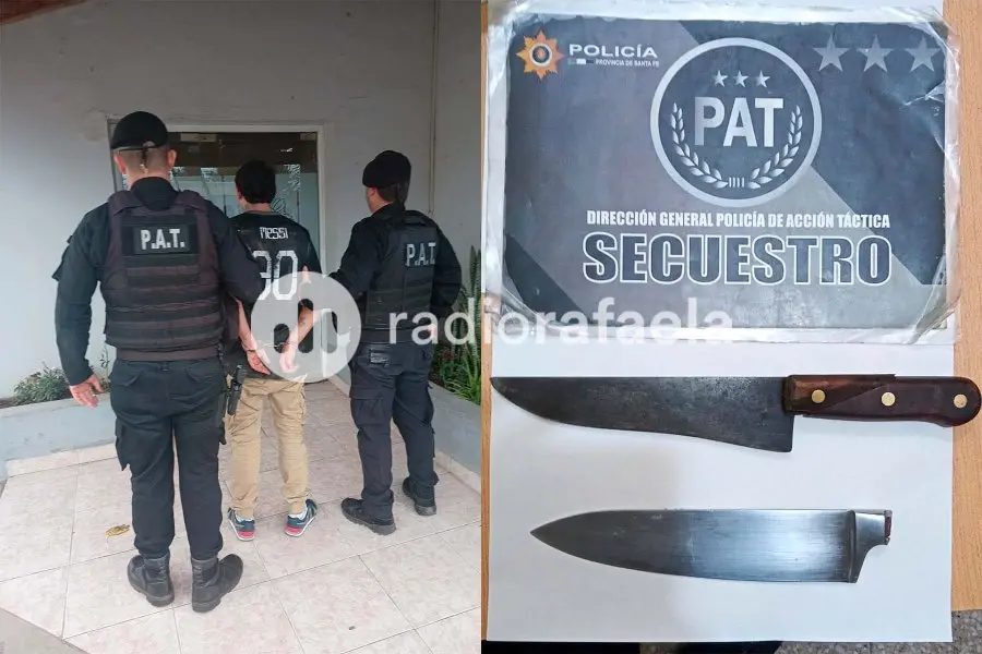 Disturbio entre vecinos terminó con un detenido