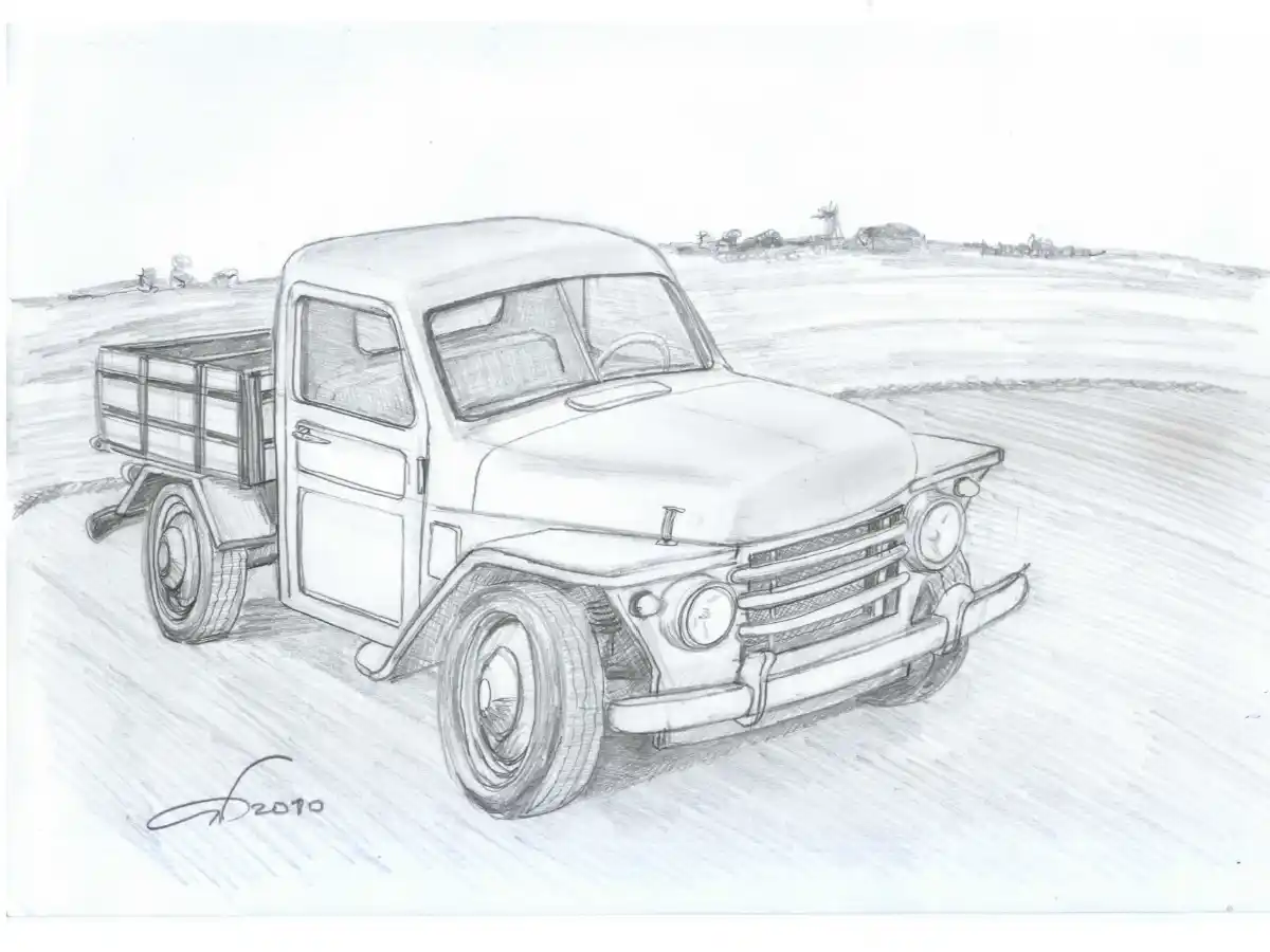 Claudio, el Maestro Mayor de Obras que ama dibujar autos  