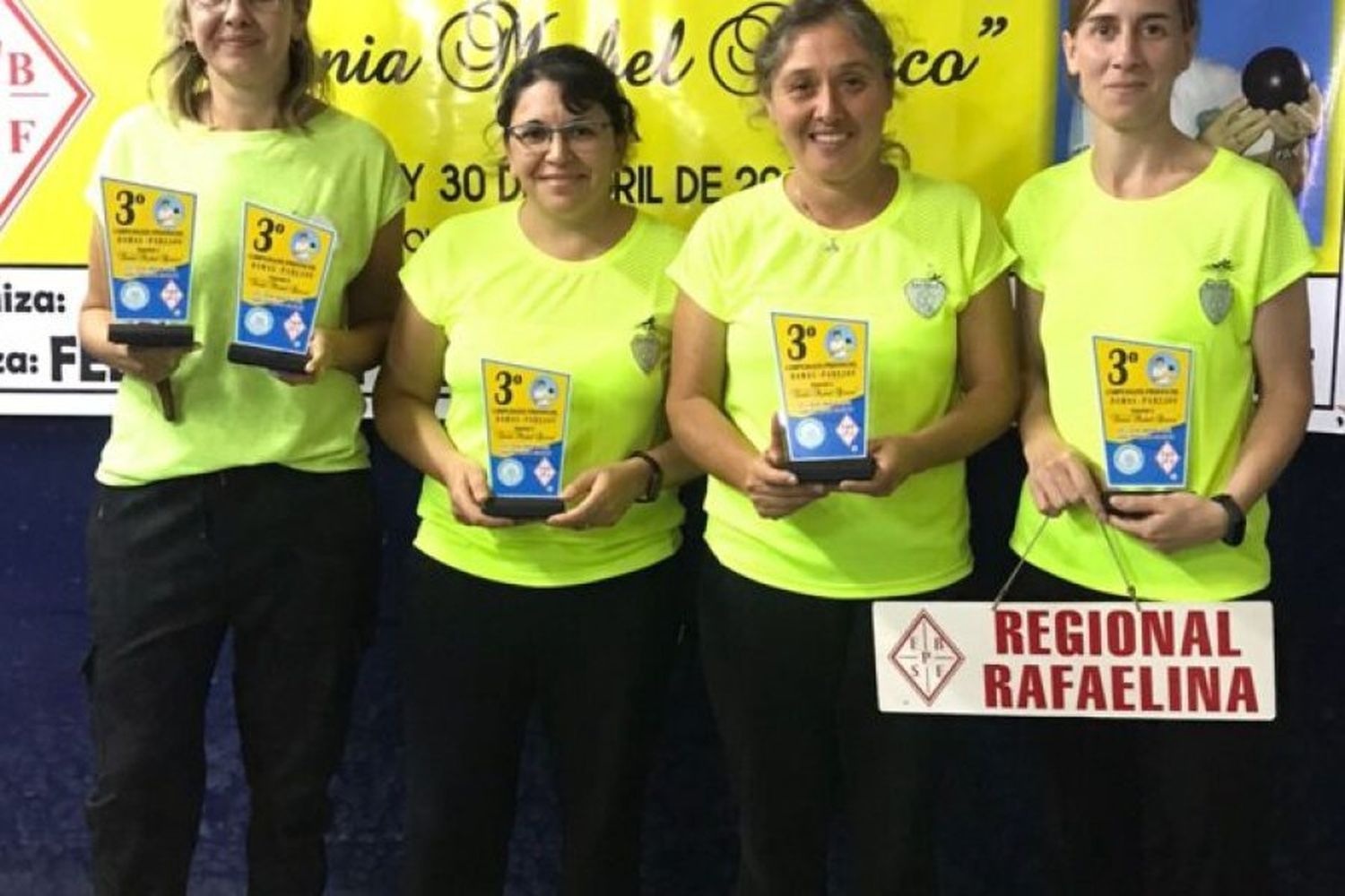 La Rafaelina fue tercera en el Provincial de Damas