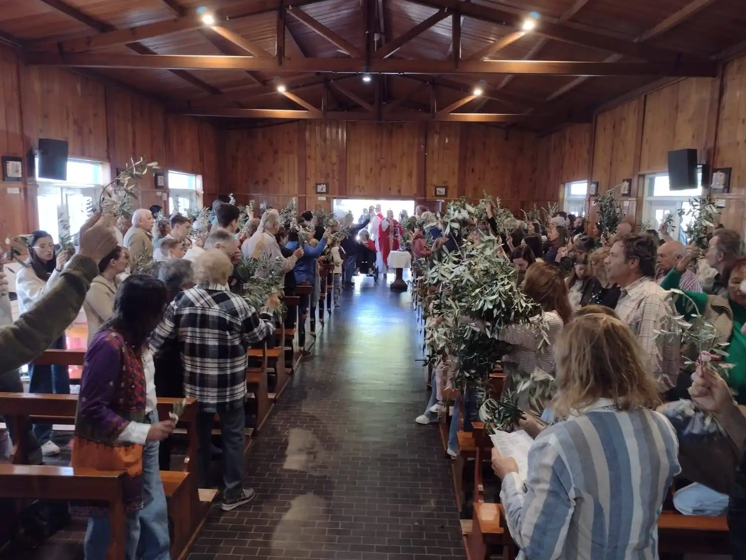 Domingo de Ramos en la Capilla María Auxiliadora
