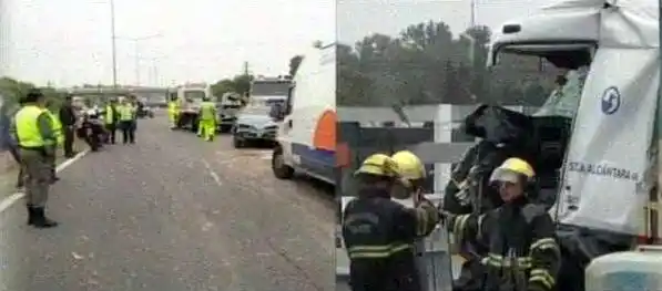 Dos choques en Panamericana complican el tránsito a la altura de Campana