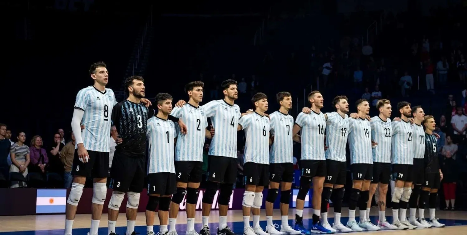 Vóley: Argentina venció al bicampeón olímpico Francia en su debut en la VNL. Crédito: @DeportesAlTacok