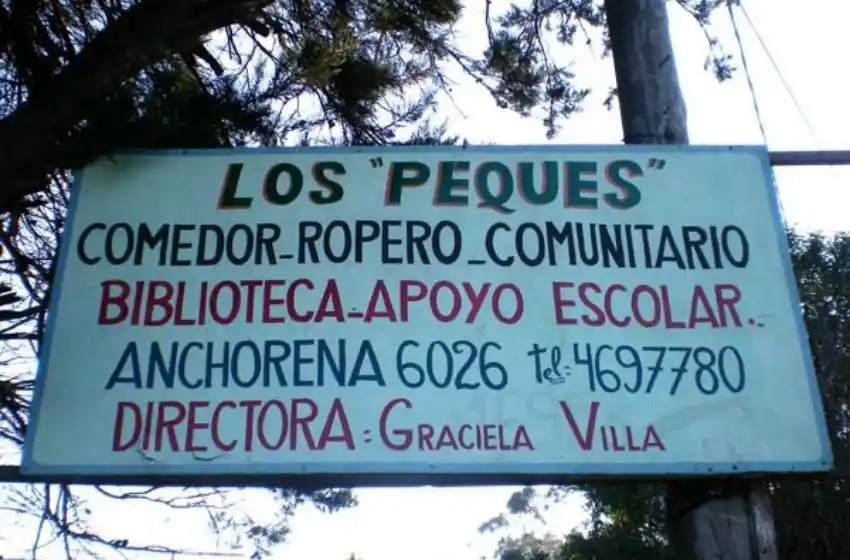 Los Peques, un comedor "a los ponchazos" y con una realidad "crítica"