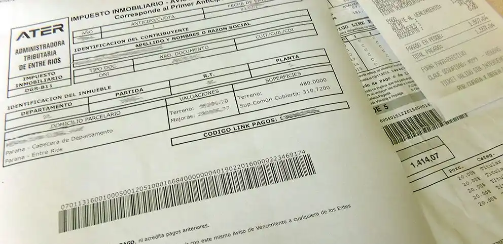 Las facturas de tasas inmobiliaria y agua llegaron con aumento