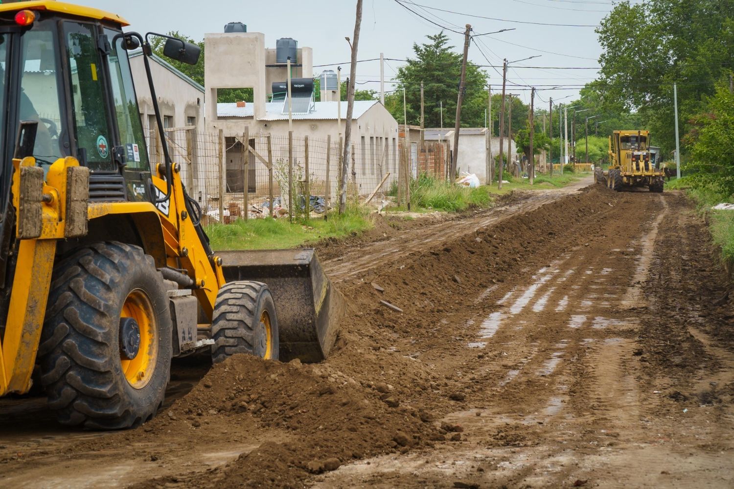 El gobierno municipal avanza con el Plan de Pavimentación en Hormigón.