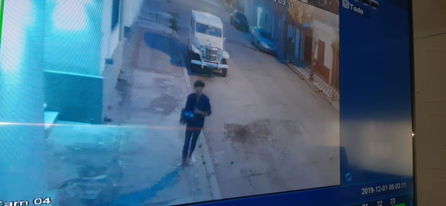 Camila Nievas al 400: quedó grabado robando la batería de una estanciera