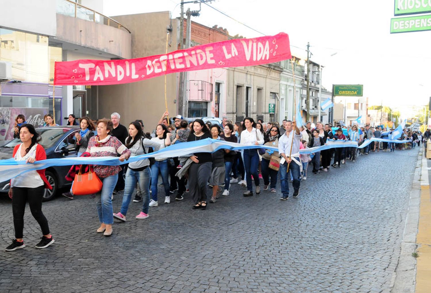 En Tandil también marcharán hoy en contra de la legalización del aborto