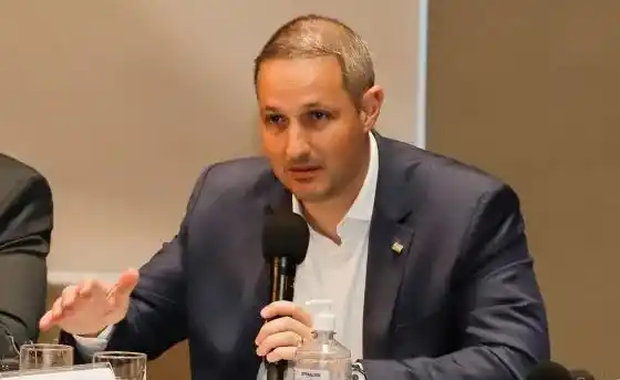 Guilherme Derrite, secretario de Seguridad Pública de Sao Paulo.