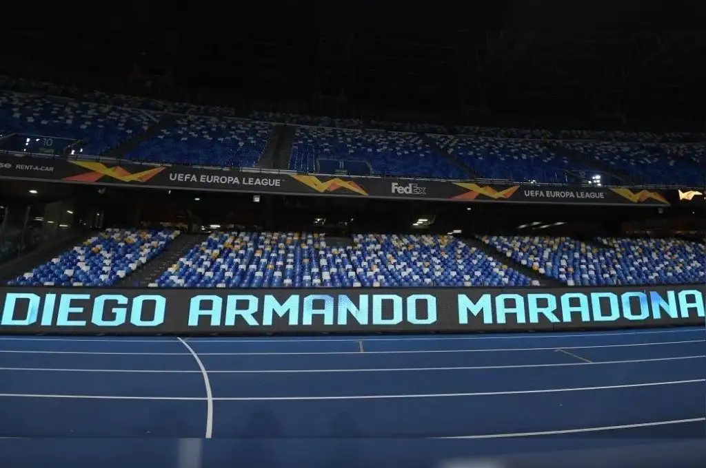 Napoli debuta este jueves en el estadio Diego Armando Maradona
