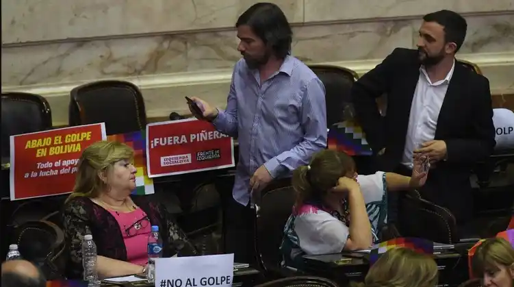 El Senado aprobó el proyecto del Frente de Todos condenando el golpe en Bolivia