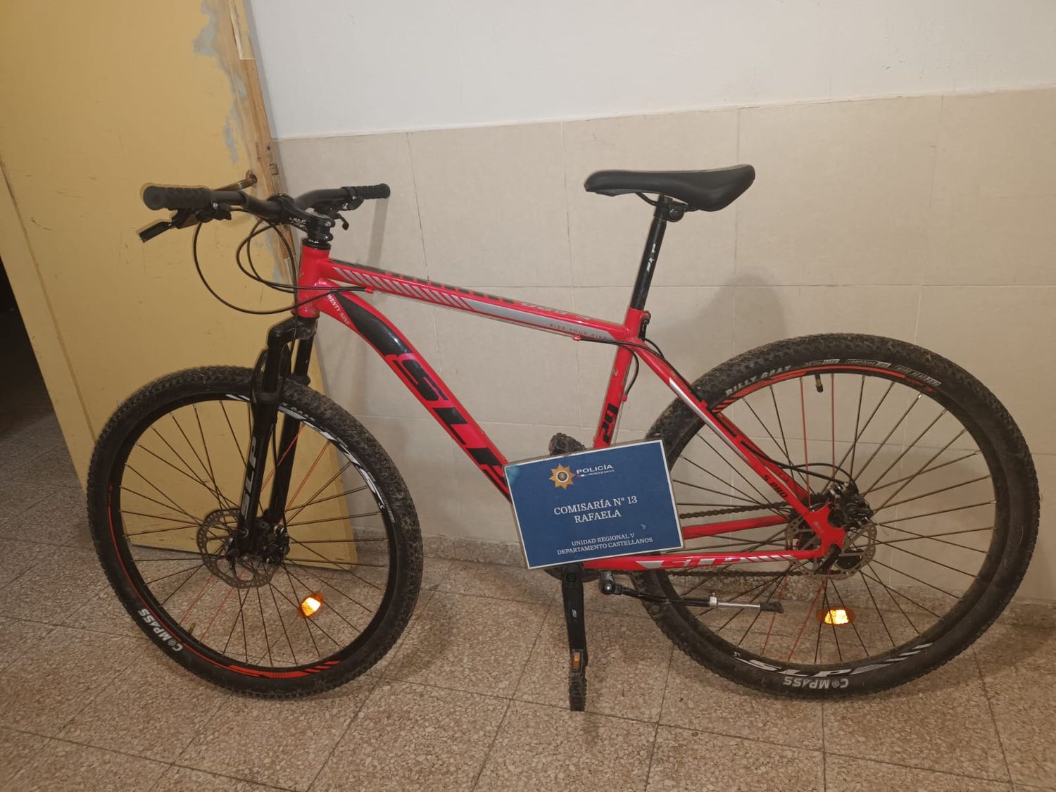 Secuestraron una bicicleta robada que fue encontrada por la GUR