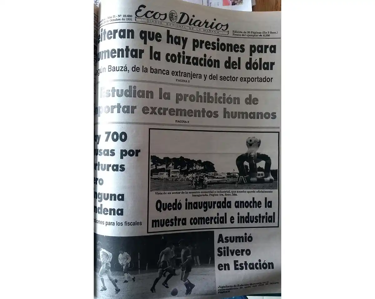 Sábado 26 de Octubre de 1991