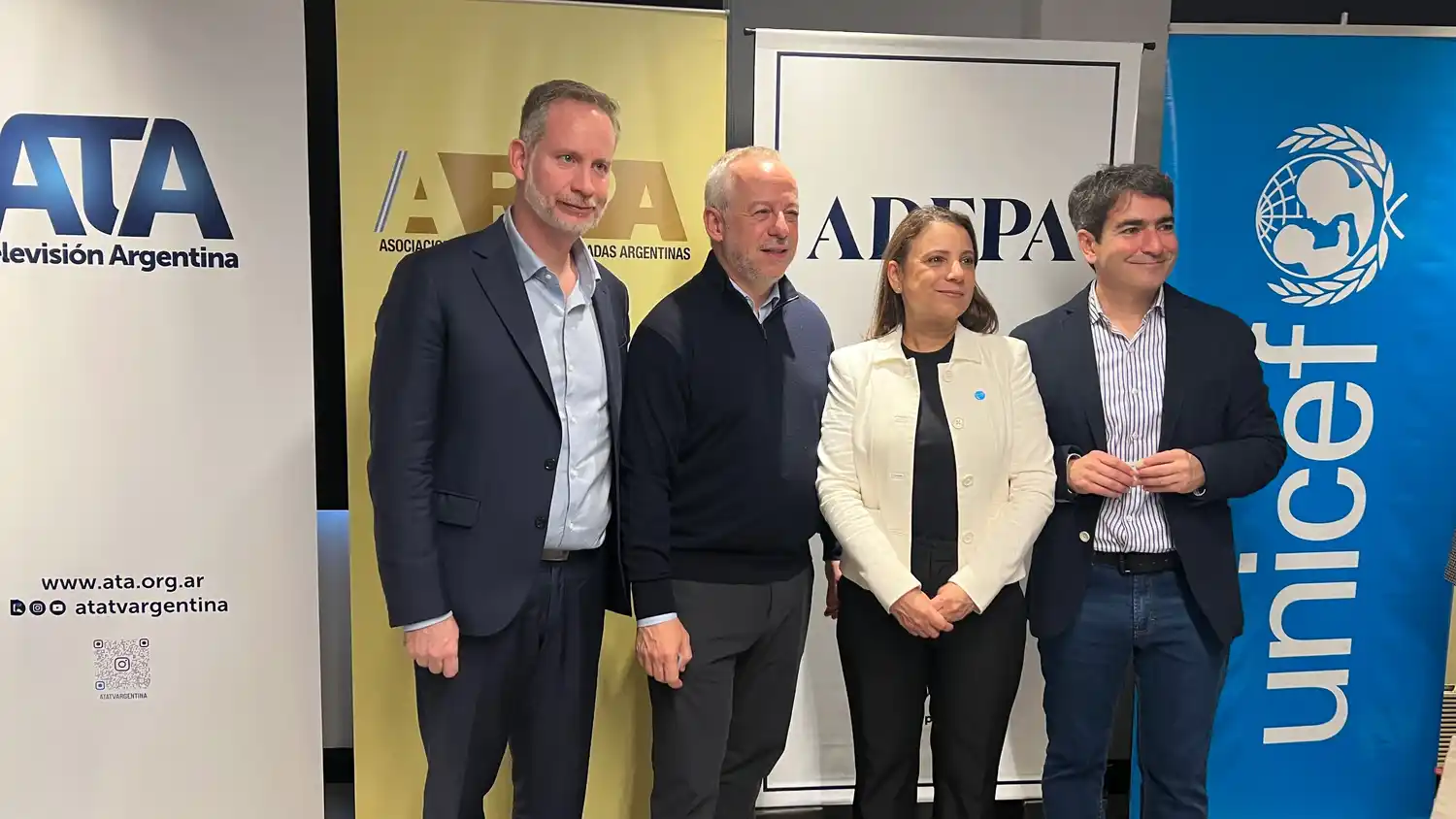 Eugenio Sosa Mendoza, Martín Etchevers, María Elena Úbeda y Martín Berrade.