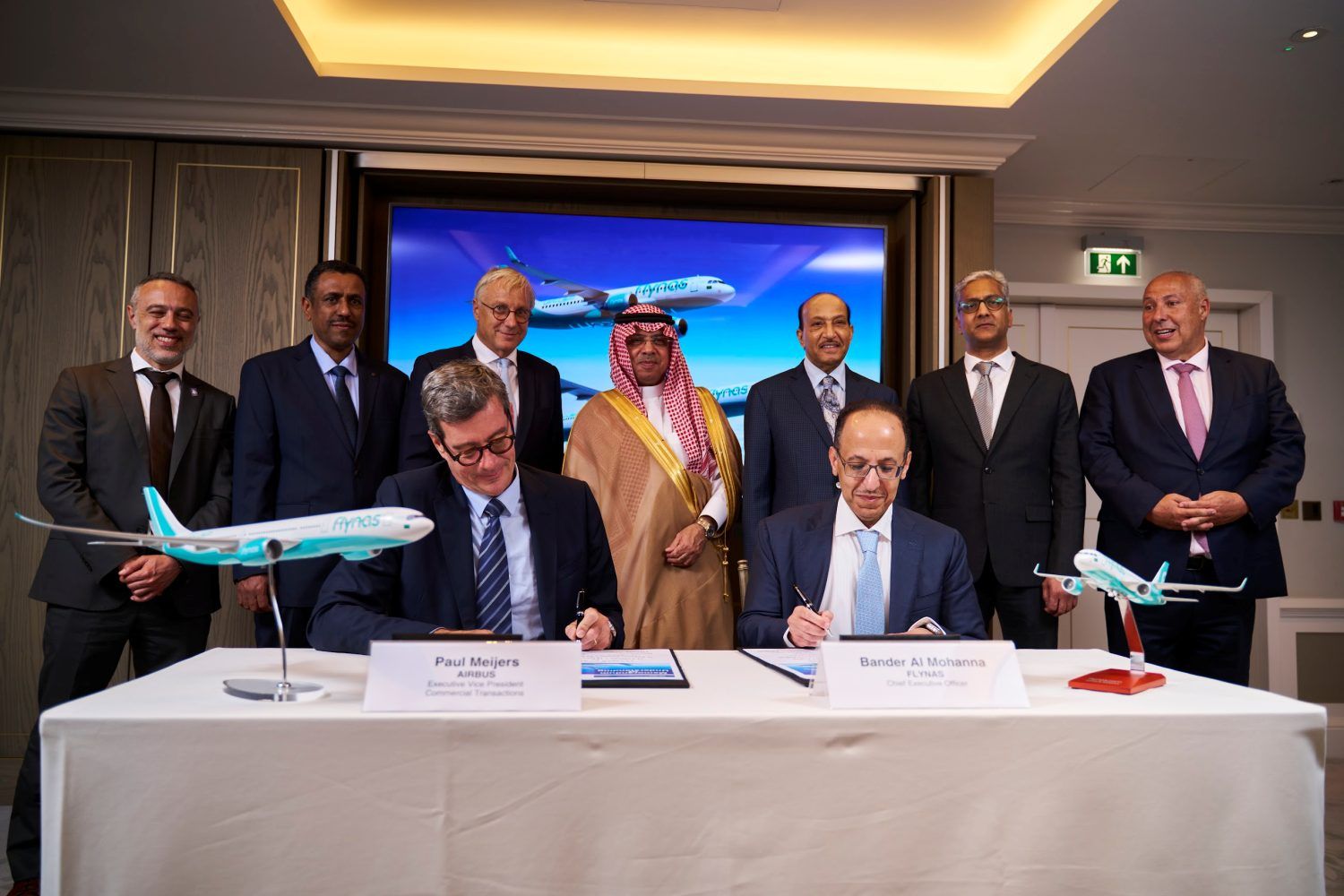 Flynas and Airbus Sign MoU for Nearly 100 New Aircraft at Farnborough Airshow