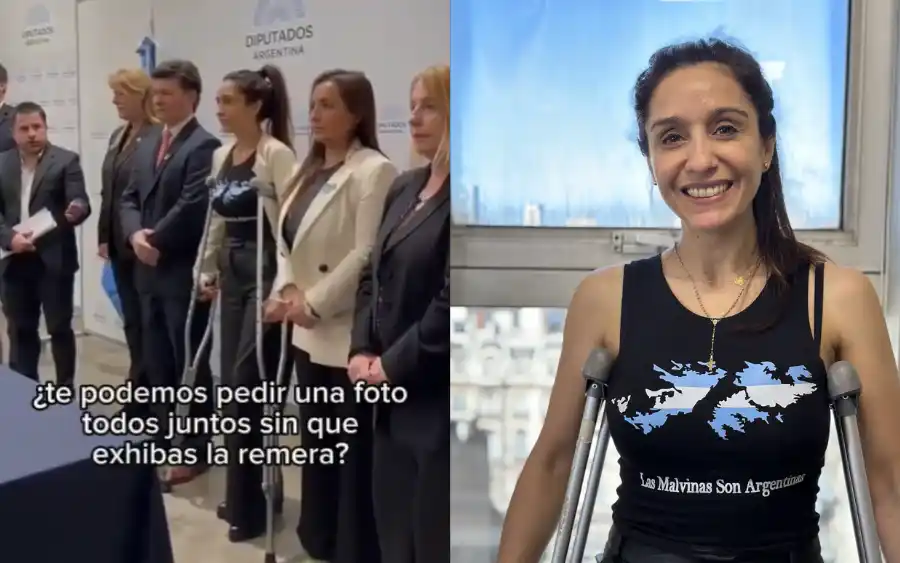 La diputada Agustina Propato tras la reunión del Grupo Parlamentario de Amistad.